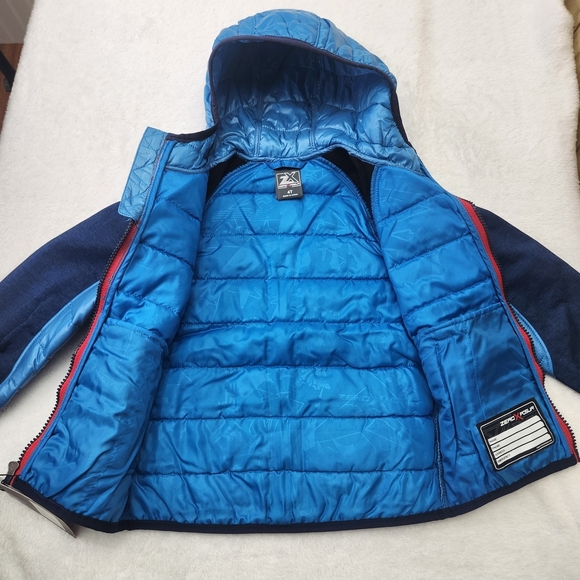 NWT ZeroXposur Kids Blue and Navy Jacket Size 4T - Picture 9 of 10